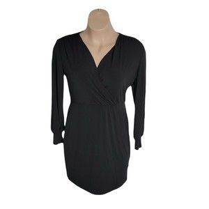 Maurices NWT Cute Classy Dress ~ Sz L ~ Black ~ Knee Length ~ Stretchy